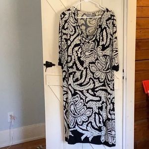 Chico black and white dress